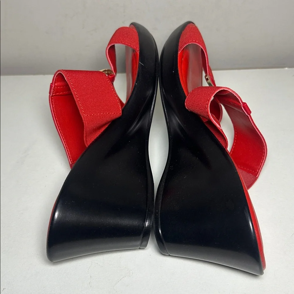 Tuscany New Red Patent Women Sandals - Picture 8 of 9